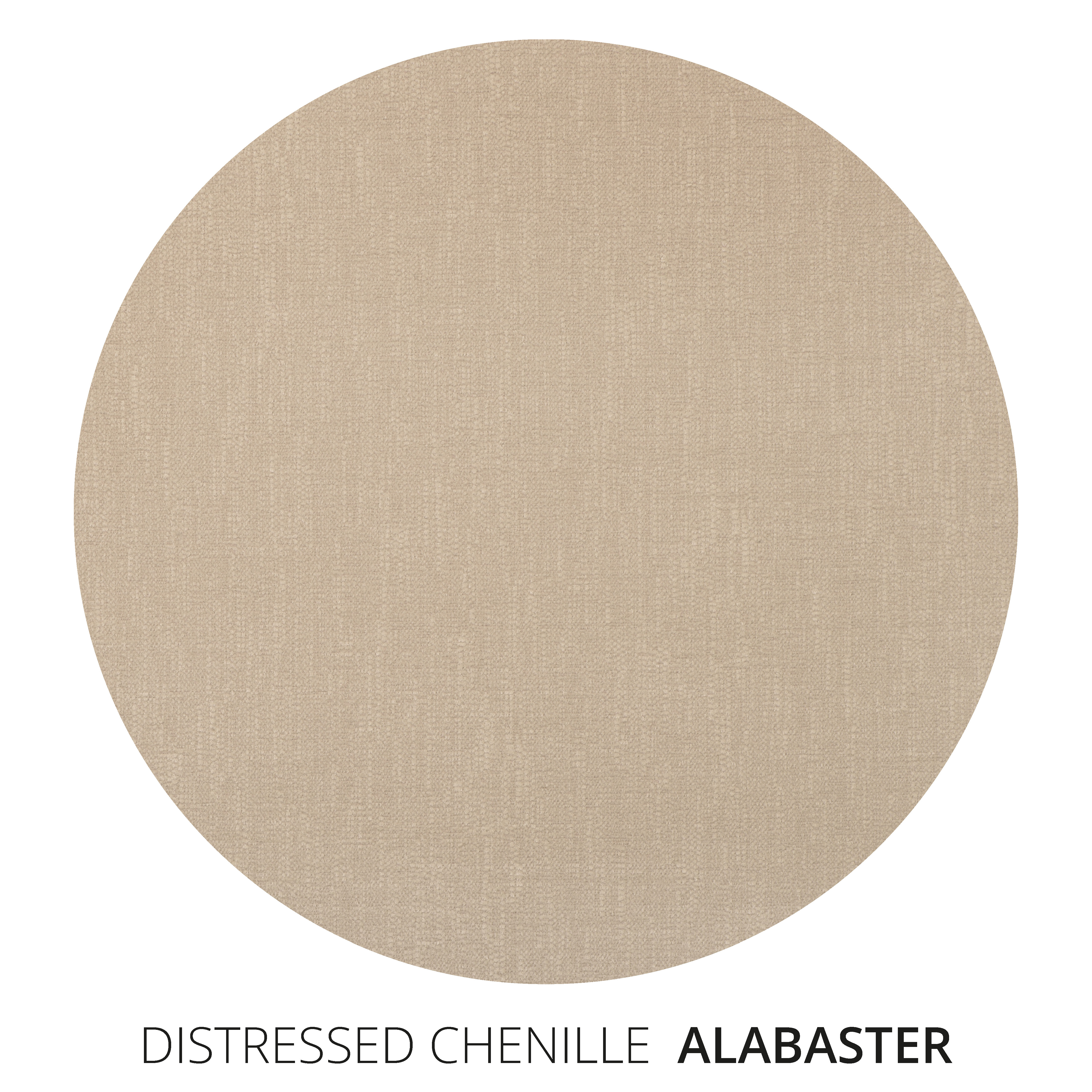 Alabaster Distressed Chenille Swatch