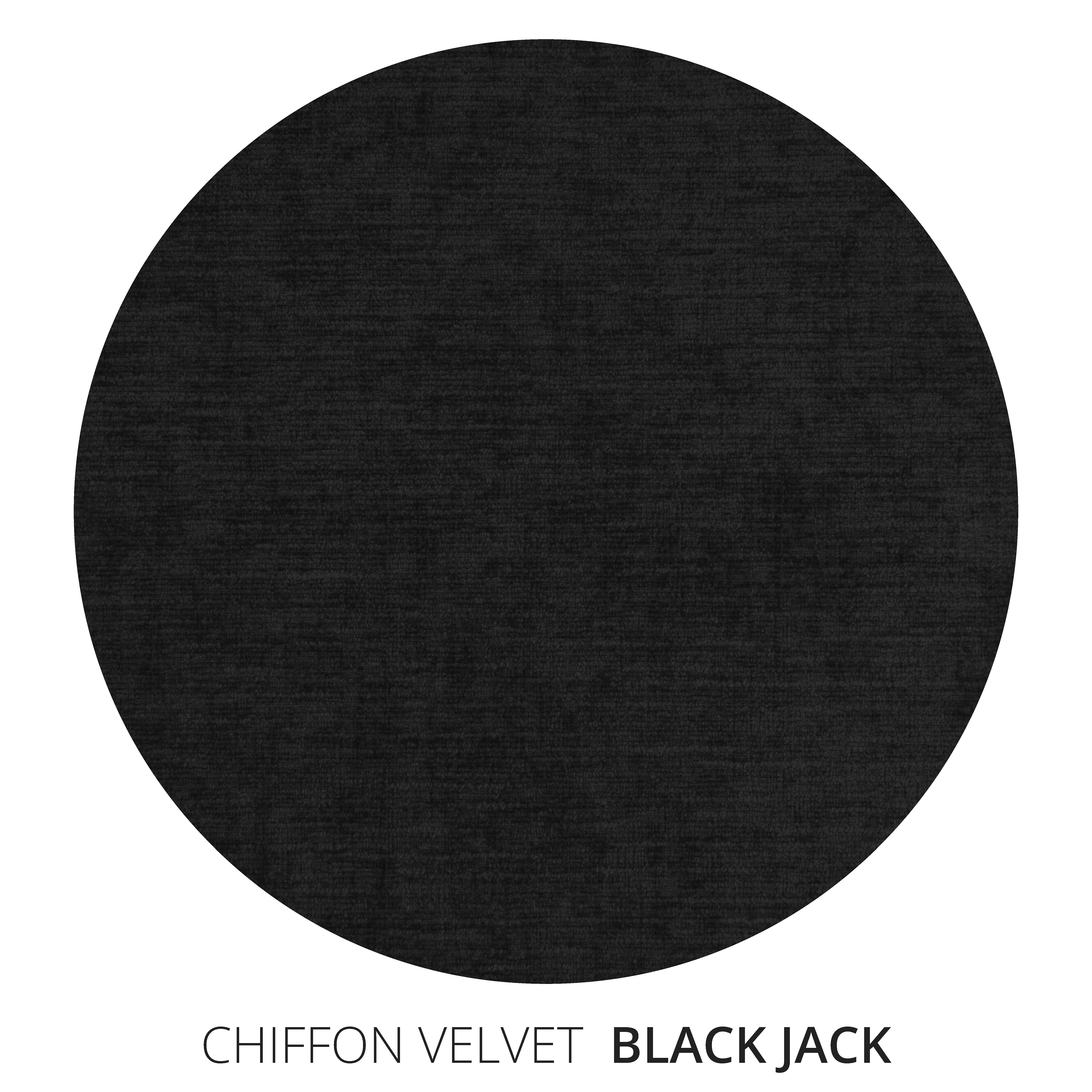 Black Jack Chiffon Velvet Swatch