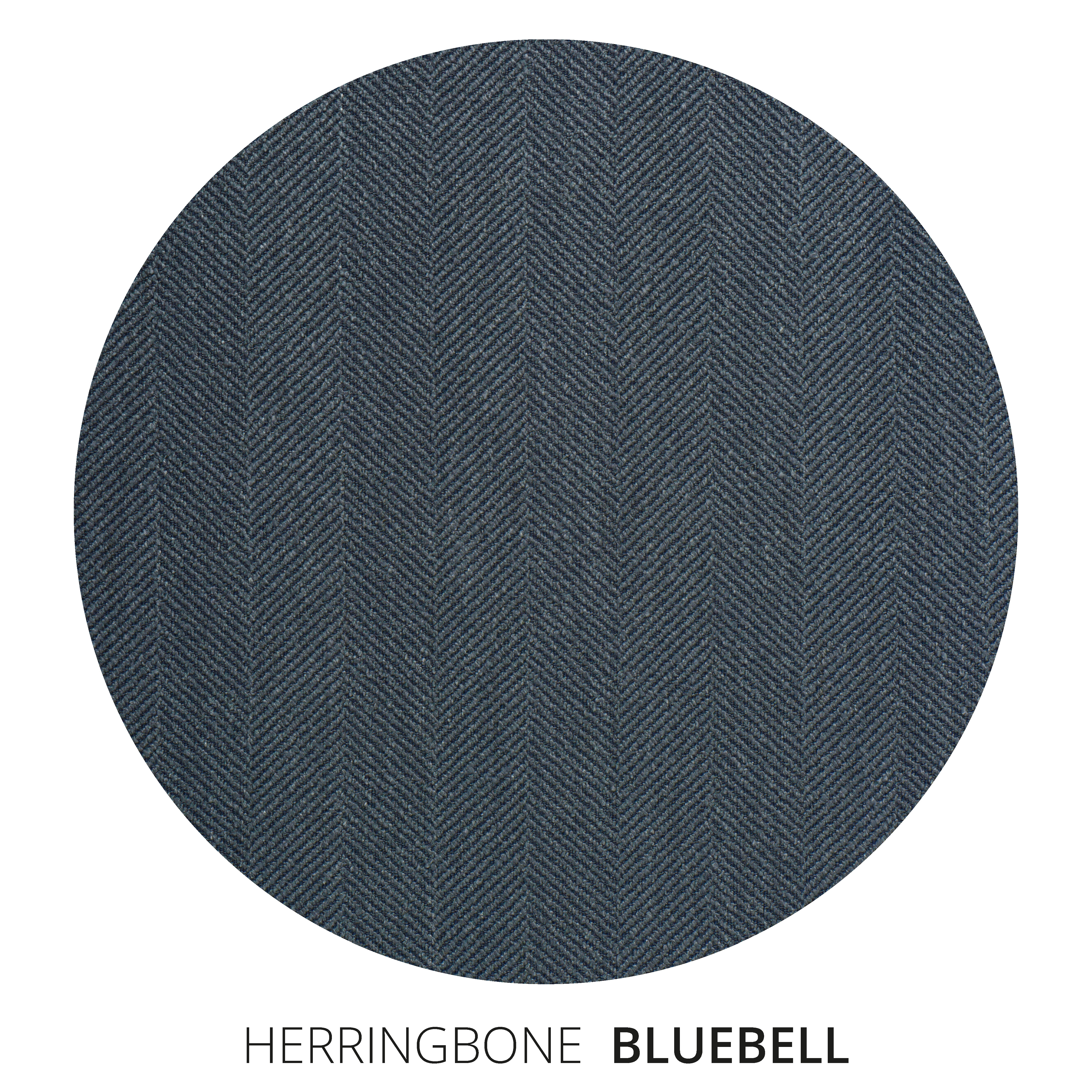 Bluebell Herringbone Swatch