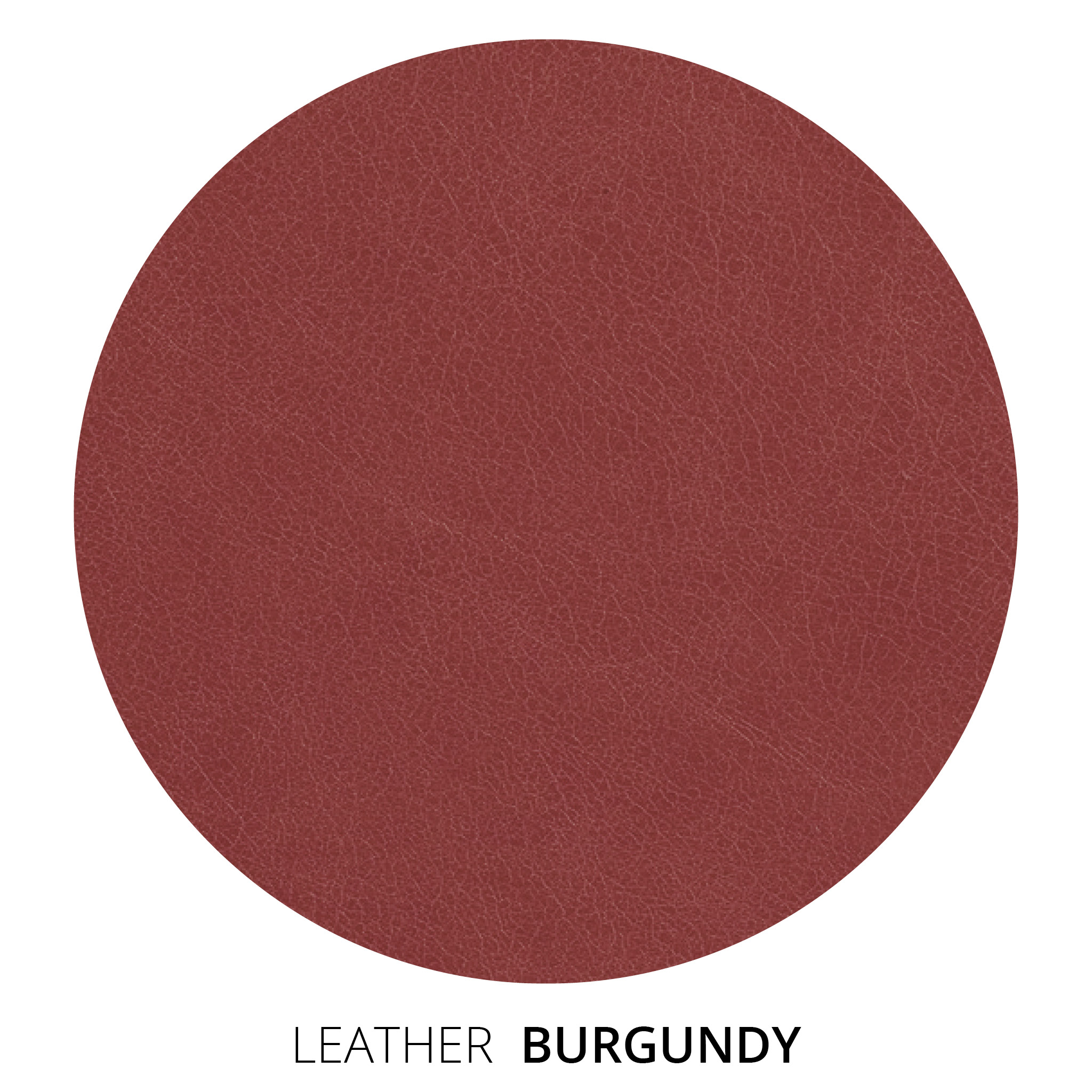 Burgundy Leather Swatch