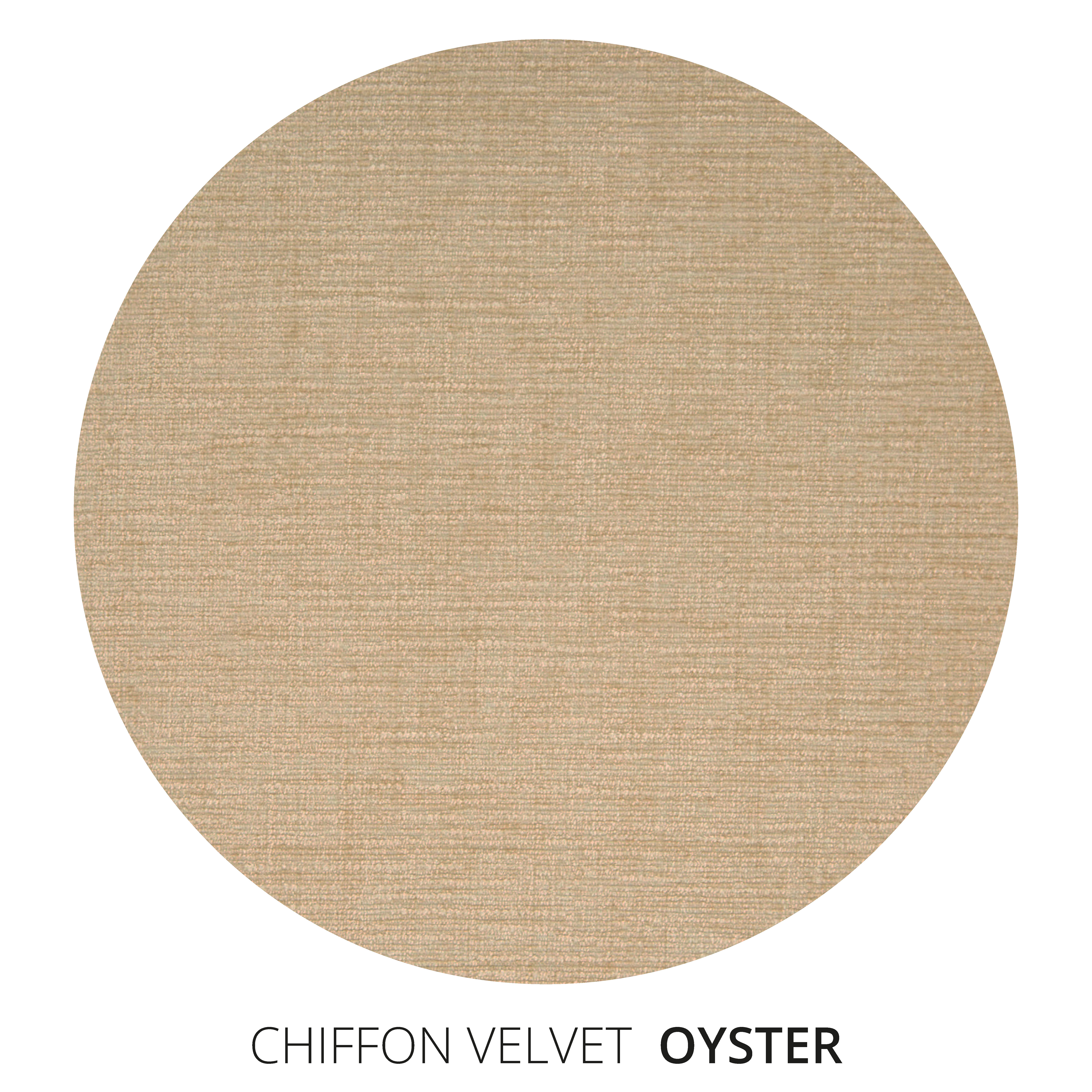 Oyster Chiffon Velvet Swatch